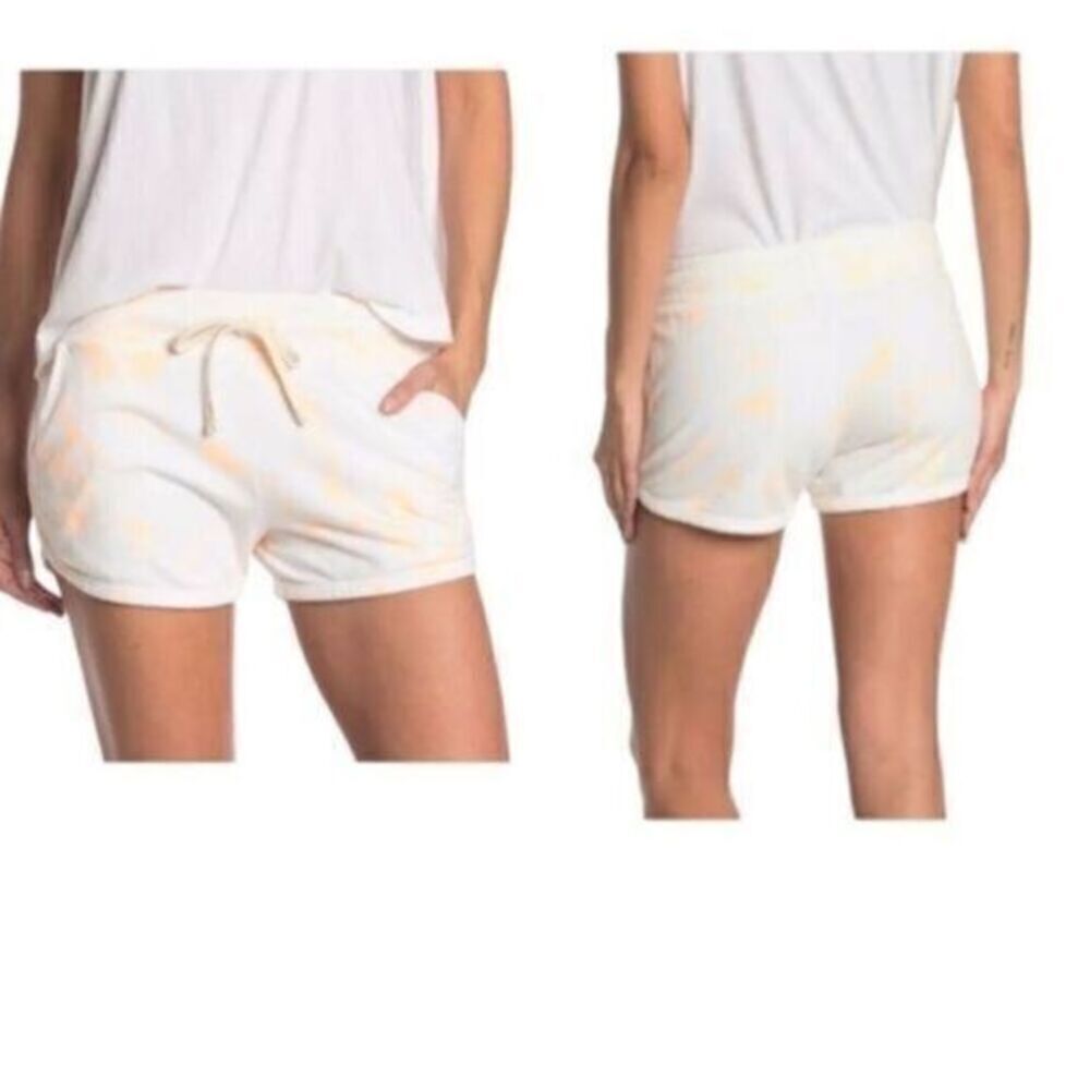 Sundry Tie Dye Dolphin Sweat Shorts Orange Medium Nwt